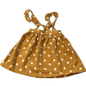 Wonder Nation Polka Dot Skirt w/Over the Shoulder Straps, Size 4T